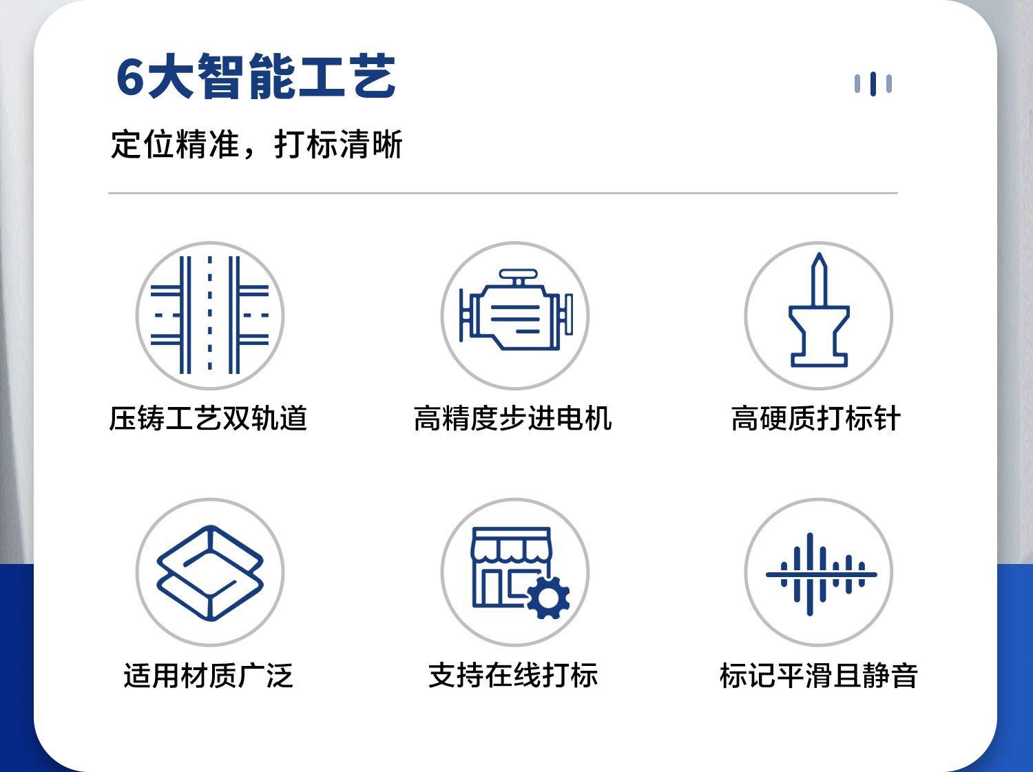 打標(biāo)機(jī) 新光打標(biāo)機(jī)電磁打標(biāo)機(jī) 點(diǎn)針式打標(biāo)機(jī) 電動打標(biāo)機(jī) 在線打標(biāo)機(jī) 專業(yè)定制 一站式自動化解決方案